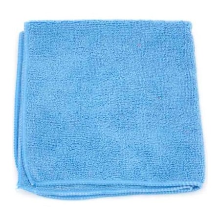 Hospeco Microworks Microfiber Towel 12in x 12in 220GSM, Blue 12 Towels/Pack - 2501-B-DZ